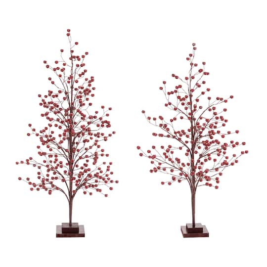 Melrose Berry Twig Tree Set